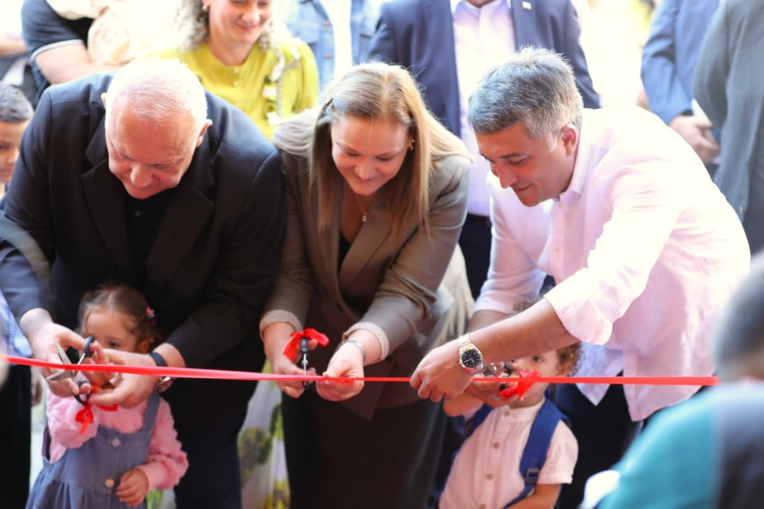New kindergarten for 180 children opens in Darcheli, western Georgia