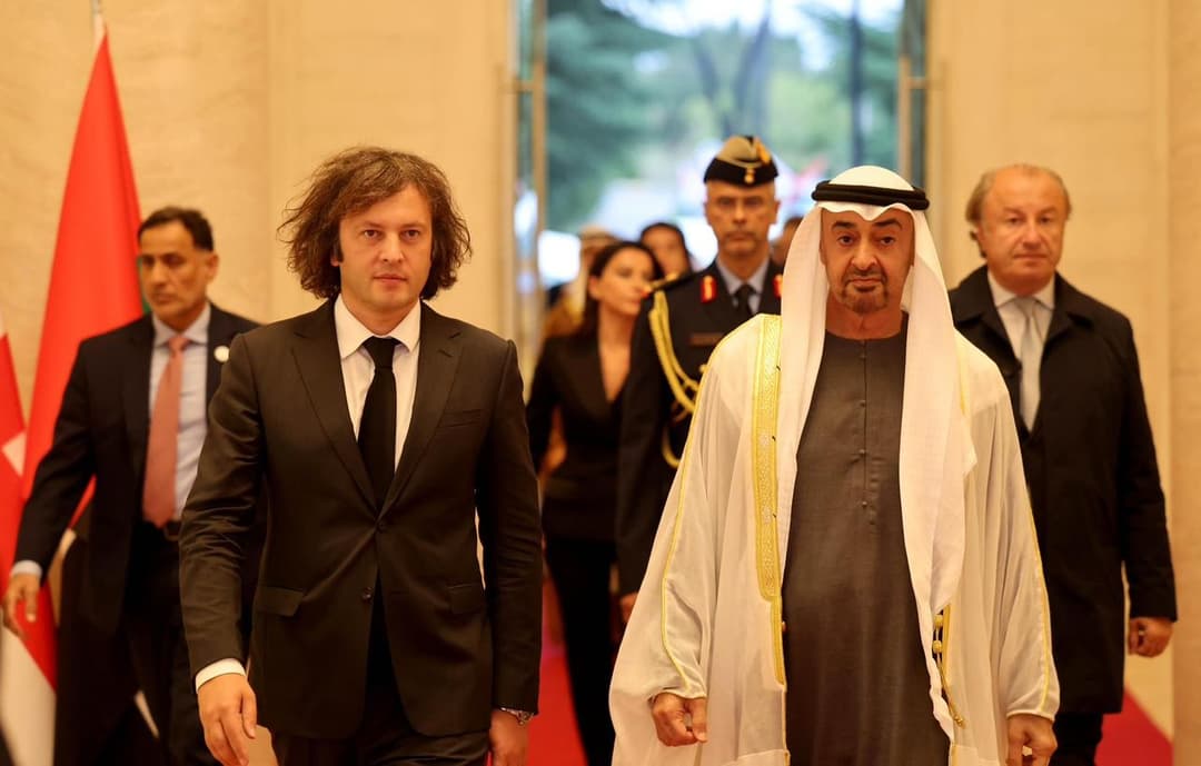 არაბთა გაერთიანებული საამიროების პრეზიდენტის ოფიციალური ვიზიტი საქართველოში დასრულდა