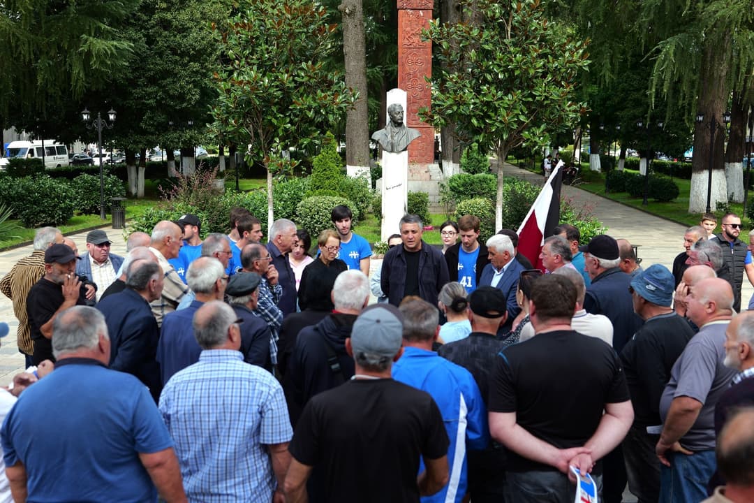 დათო კოდუა - ჩვენი მიზანია, ის ეროვნული სულისკვეთება და დამოუკიდებლობის ჩირაღდანი, რაც ზვიად გამსახურდიამ დაანთო, არასოდეს ჩაქრეს