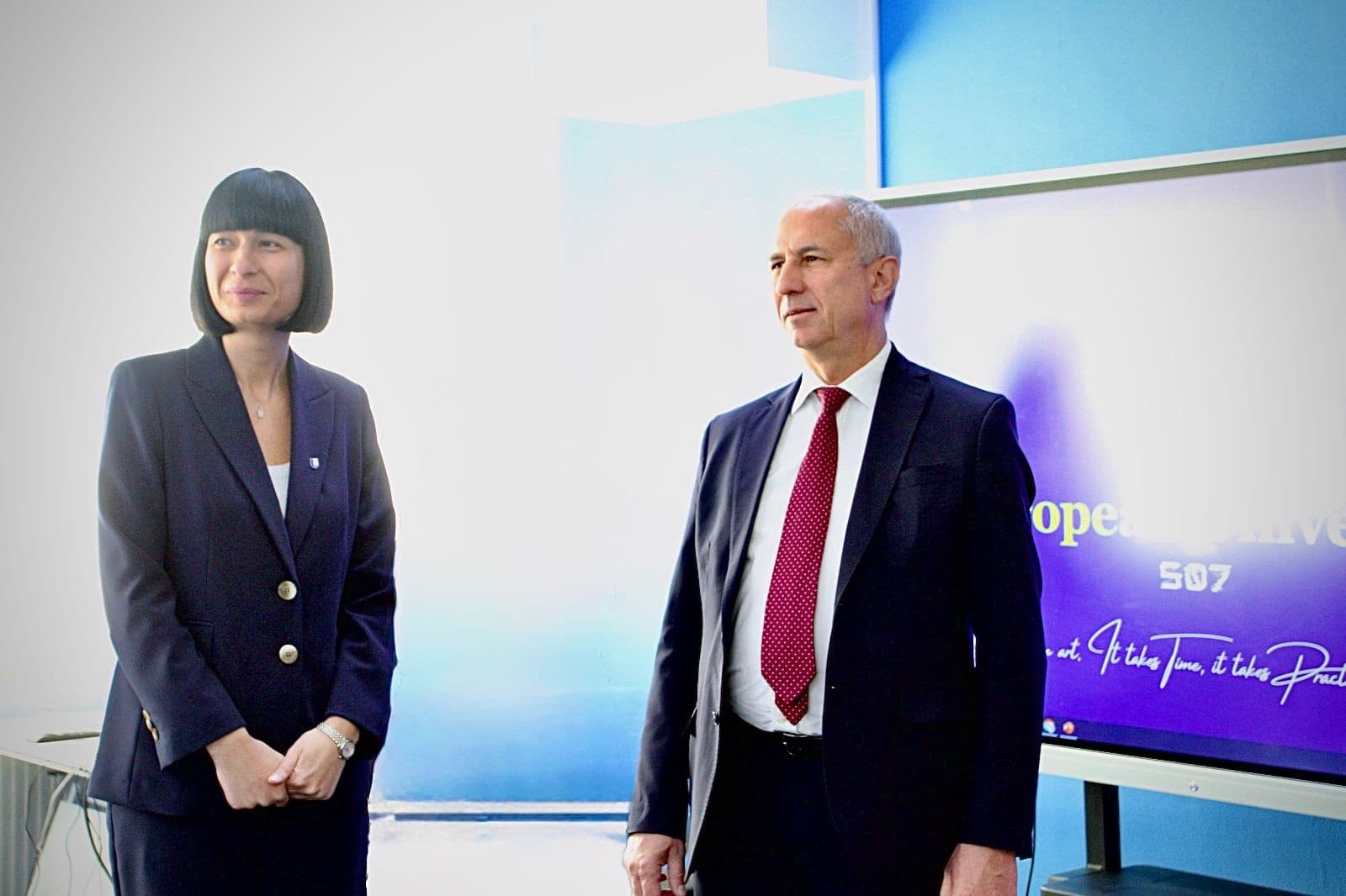 European University Rector Nino Taliashvili hosts Professor Maurizio Tira, Emeritus Rector of University of Brescia