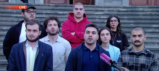 "4 ოქტომბერს, 15:00 საათზე ვიკრიბებით აქ, თსუ-ის პირველი კორპუსის ეზოში, საიდანაც დიდი ახალგაზრდული რევოლუციური ტალღა დაიძვრება"