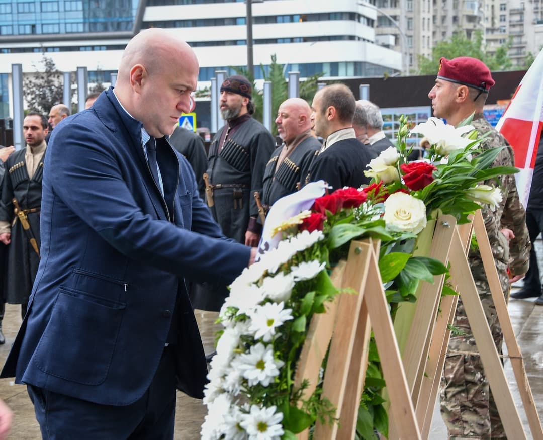 სულხან თამაზაშვილმა საქართველოს ტერიტორიული მთლიანობისთვის დაღუპული გმირების ხსოვნას პატივი მიაგო