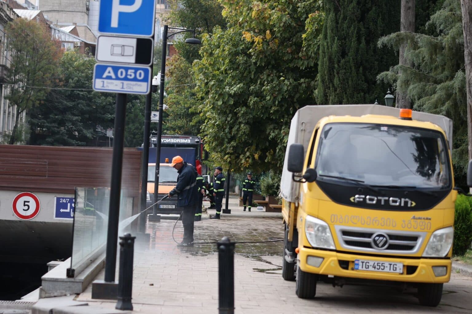 <p style="text-align: justify">The Tbilisi City Hall on Sunday released a statement and photo-video materials detailing damage caused to municipal infrastructure and public property during last night’s protests in the capital.</p><p style="text-align: justify">According to the statement, the protests resulted in harm to several cultural heritage sites and city infrastructure, including facades, decorative lighting, and public amenities in central areas.</p><p style="text-align: justify">“Unfortunately, the protests have caused damage to cultural heritage facades, shutters, and parts of artistic decorative lighting installations. On Orbeliani and Tabukashvili Streets and Rustaveli Avenue, pedestrian pavements, cobblestones, streetlight fixtures, and cables were damaged. Decorative lights on Orbeliani Street were torn down and broken, while waste containers on Tabukashvili Street were burned,” the statement said.</p><p style="text-align: justify">City Hall added that street furniture owned by private companies and café operators was also destroyed. The fence surrounding the Presidential Administration’s courtyard was broken, and nearby bollards separating pedestrian and vehicle zones were bent or damaged.</p><p style="text-align: justify">Various other public elements - including swings, plants, flowerpots, and decorative landscaping - were also heavily damaged, with some completely destroyed. Road signs, a barrier gate near the underground parking area, display boards, and a decorative stage above the parking site were reported broken.</p><p style="text-align: justify">Tbilservice Group, the city’s waste and maintenance service, began clean-up work after gaining access to the area. Burnt and broken materials were removed, and the affected locations were cleaned and organised.</p><p style="text-align: justify">“At this stage, municipal departments are working on-site to restore the damaged infrastructure and return the area to its original condition,” the statement concluded.</p>