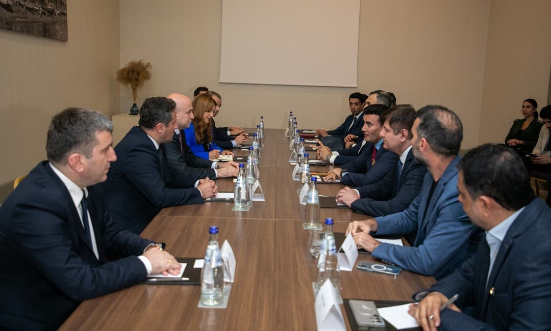 სულხან თამაზაშვილი GCC-ის წევრი სახელმწიფოების წამყვანი დეველოპერული და საინვესტიციო კომპანიების დელეგაციის წევრებს შეხვდა