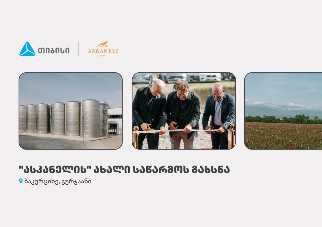 თიბისის მხარდაჭერით, ბაკურციხეში “ასკანელის” ქარხანა გაიხსნა