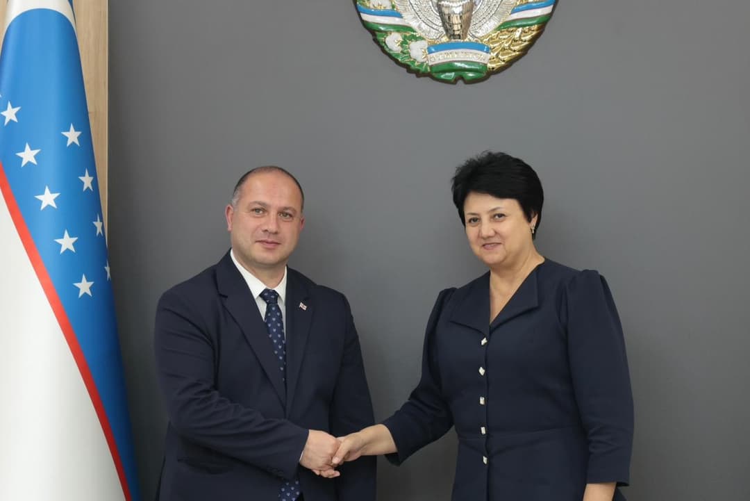 გივი მიქანაძემ უზბეკეთის რესპუბლიკის სკოლამდელი და სასკოლო განათლების მინისტრთან თანამშრომლობის გაღრმავების საკითხები განიხილა