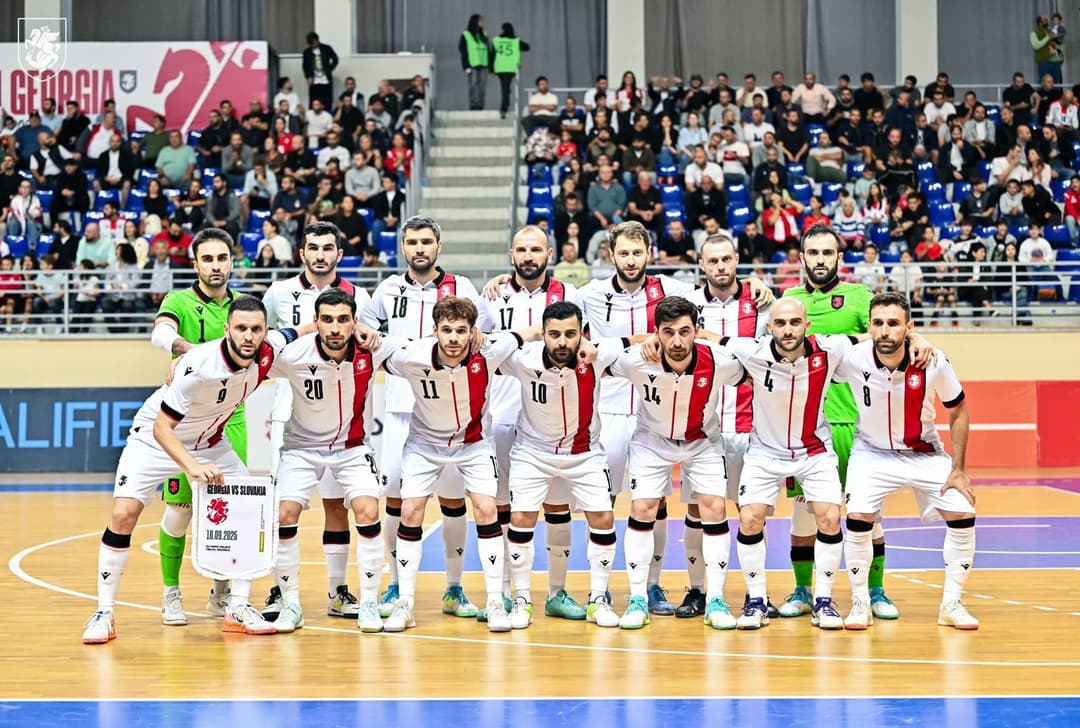 საქართველოს ფუტსალის ეროვნული ნაკრები ამხანაგური მატჩებისთვის მზადებას იწყებს