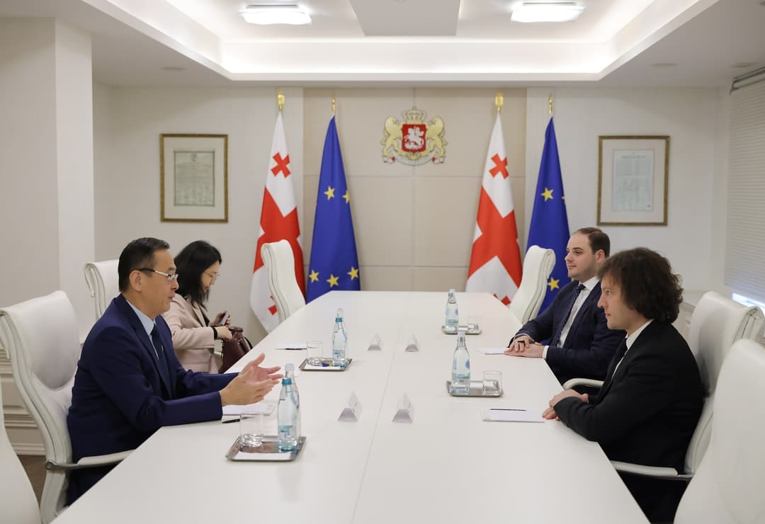 ირაკლი კობახიძე ჩინეთის სახალხო რესპუბლიკის ელჩს შეხვდა