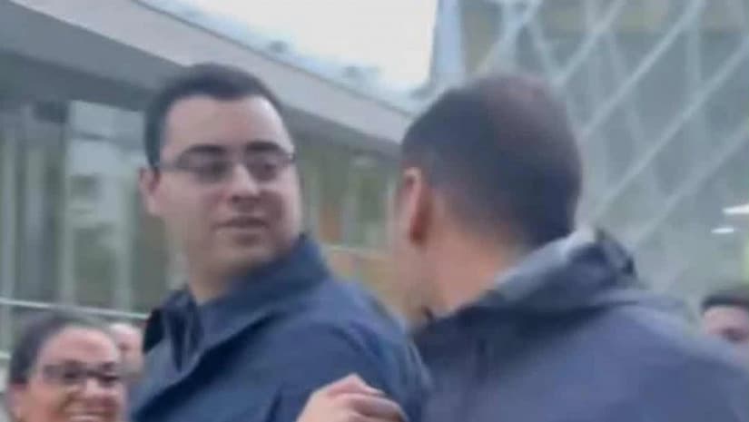 Opposition leader Lemonjava detained for blocking Rustaveli Avenue during protest