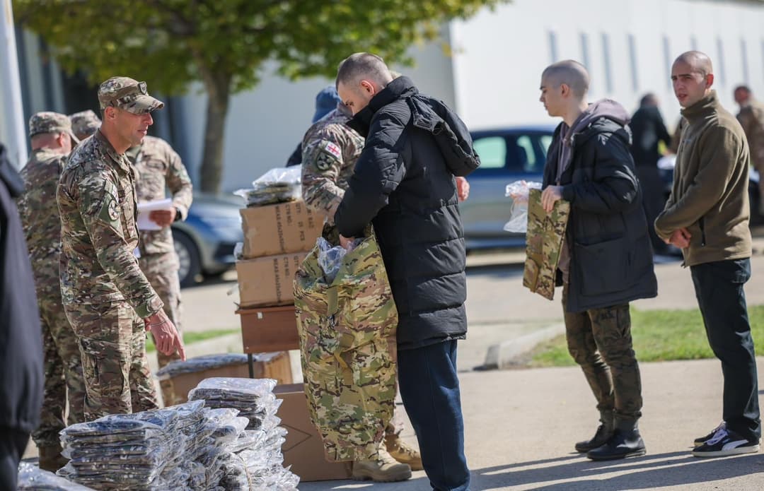 11 თვის ვადით გაწვეულმა პირებმა საწყისი საბრძოლო მომზადება დაიწყეს