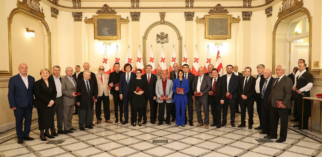 მიხეილ ყაველაშვილმა კულტურის სფეროს წარმომადგენლები ბრწყინვალებისა და ღირსების ორდენებით დააჯილდოვა