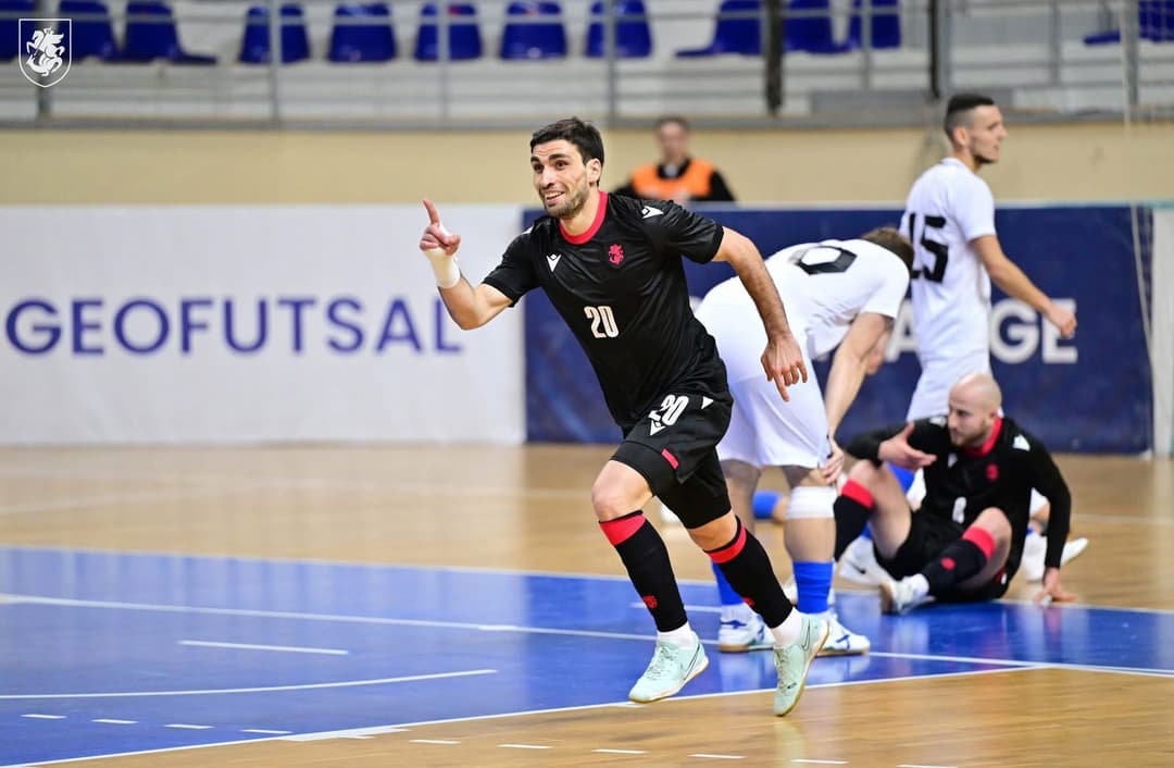 საქართველოს ფუტსალის ეროვნულმა ნაკრებმა მეორე ამხანაგური შეხვედრა დიდი ანგარიშით მოიგო