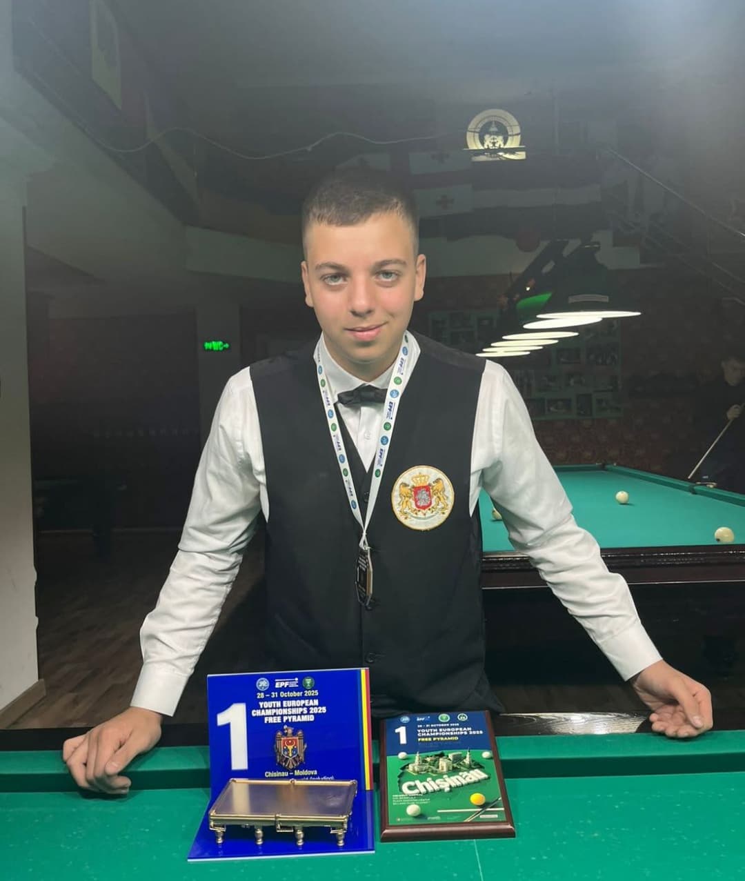 ლევან კიკალიშვილი ბილიარდში ევროპის ახალგაზრდული ჩემპიონატის გამარჯვებულია
