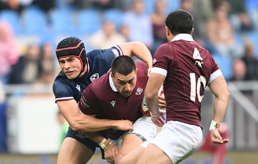 "ბორჯღალოსნებმა" აშშ-ის ნაკრები 43:30 დაამარცხეს