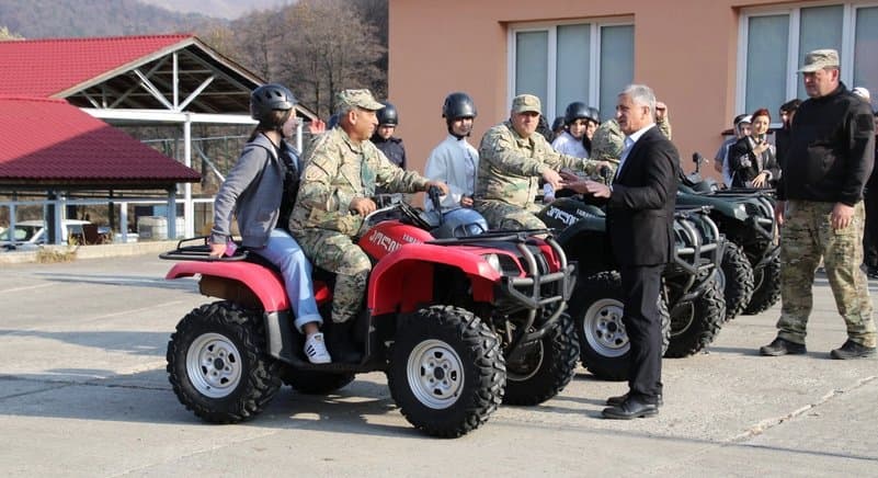 შსს-ს სტრატეგიული მილსადენების დაცვის დეპარტამენტის ციხისჯვრის ბაზას სკოლის მოსწავლეები ესტუმრნენ