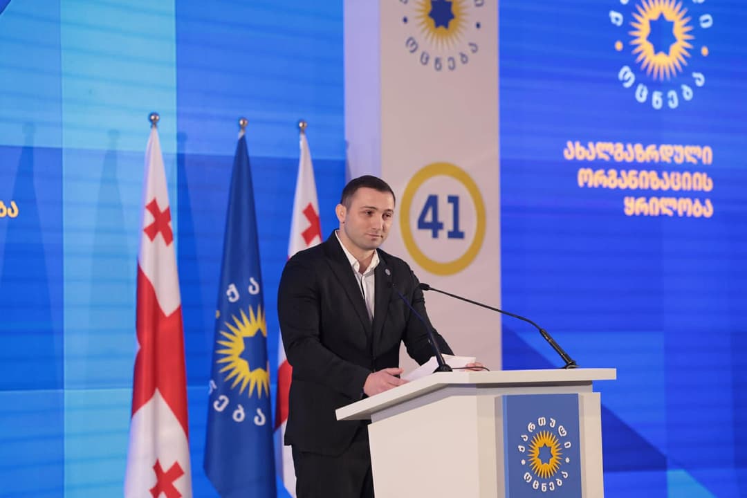 Varlam Liparteliani elected Chairman of Georgian Dream youth organization