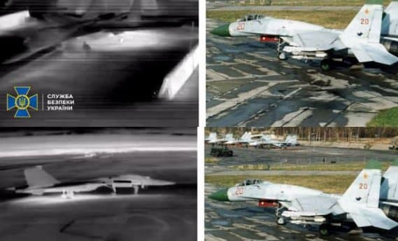 უკრაინის უსაფრთხოების სამსახურმა ბელბეკის აეროდრომზე ორი რუსული სუ-27 გაანადგურა