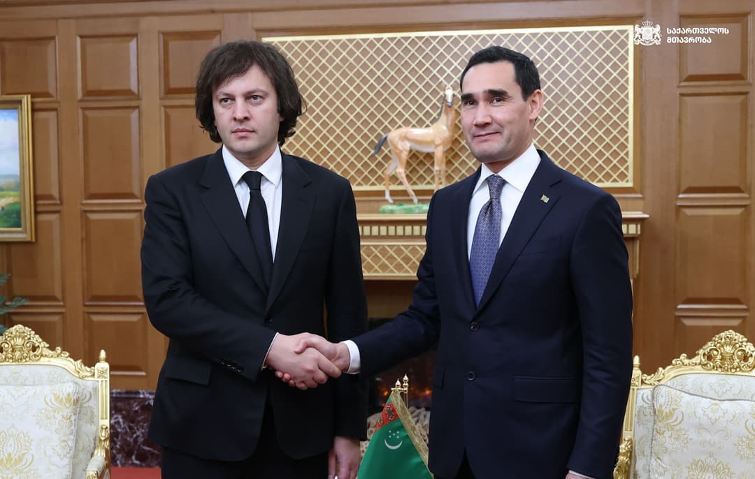 ირაკლი კობახიძე - თურქმენეთის პრეზიდენტთან საუბარი კონცენტრირებული იყო ქვეყნებს შორის პარტნიორობის გაღრმავებაზე