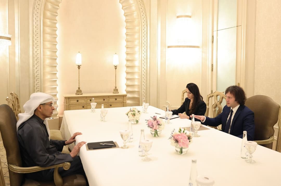 ირაკლი კობახიძე აბუ-დაბიში მოჰამედ ალაბარს შეხვდა