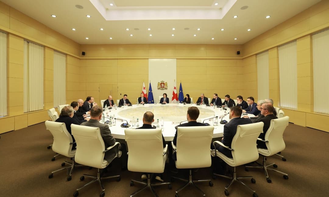 ირაკლი კობახიძე სამთავრობო საკოორდინაციო კომისიის სხდომაზე ქსელური მარკეტების წარმომადგენლებს შეხვდა