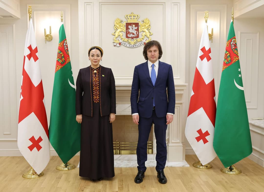 ირაკლი კობახიძე - განვიხილეთ საქართველოსა და თურქმენეთის პარტნიორობის გაძლიერება სტრატეგიულ სფეროებში