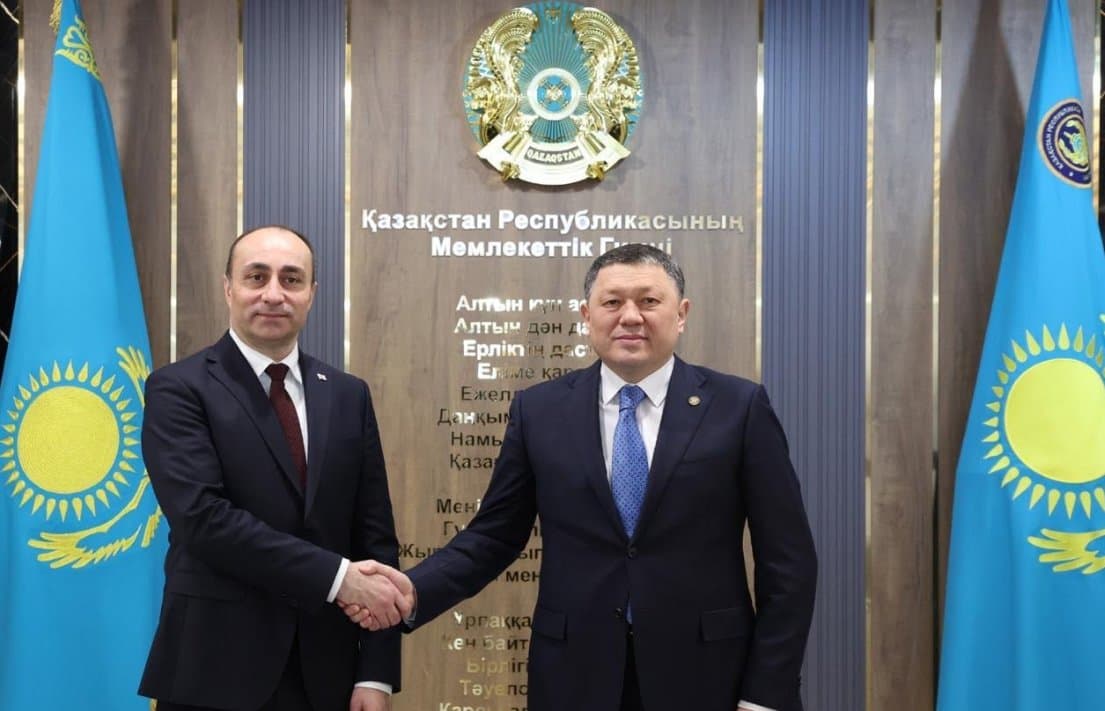 გეკა გელაძემ ყაზახეთის შს მინისტრთან შეხვედრა გამართა