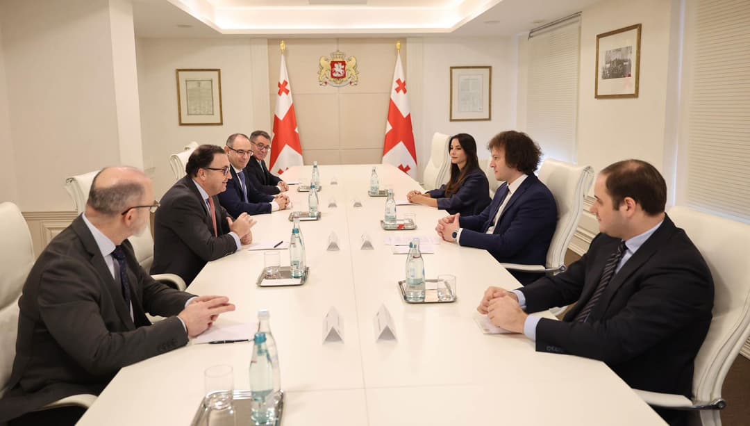 Georgian PM meets with Aqualia, GWP representatives on water management