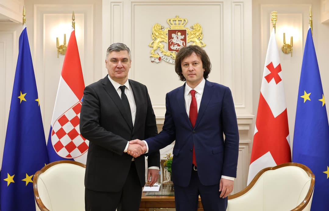 PM Kobakhidze meets Croatian President to discuss ties 