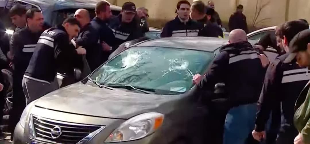 Clashes erupt at Tbilisi City Court during trial in businessman’s murder case