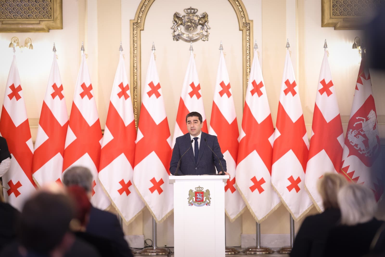 Papuashvili recalled the declaration and subsequent loss of Georgia’s independence a century ago and the country’s 70-year Soviet past