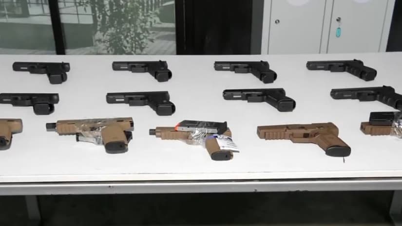 Russian national detained over alleged illegal import of firearms