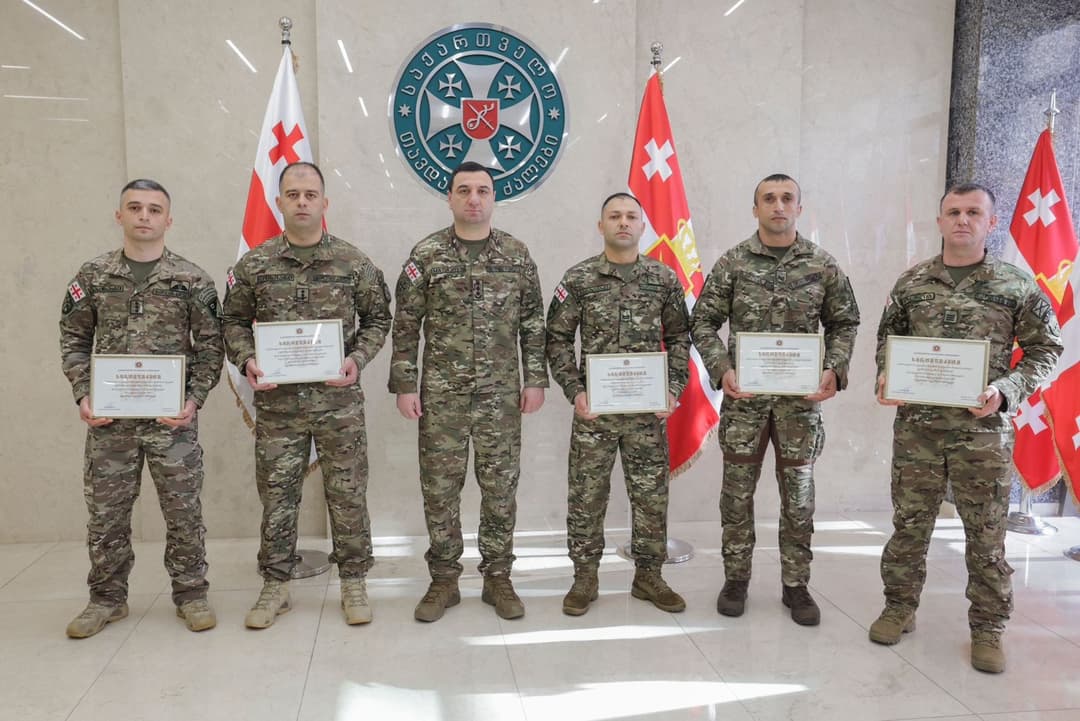 თავდაცვის ძალების საუკეთესო სამხედროები დააჯილდოვეს