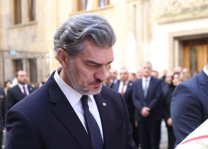 მიხეილ ყაველაშვილმა იუნკერთა ხსოვნისადმი მიძღვნილი მემორიალი გვირგვინით შეამკო