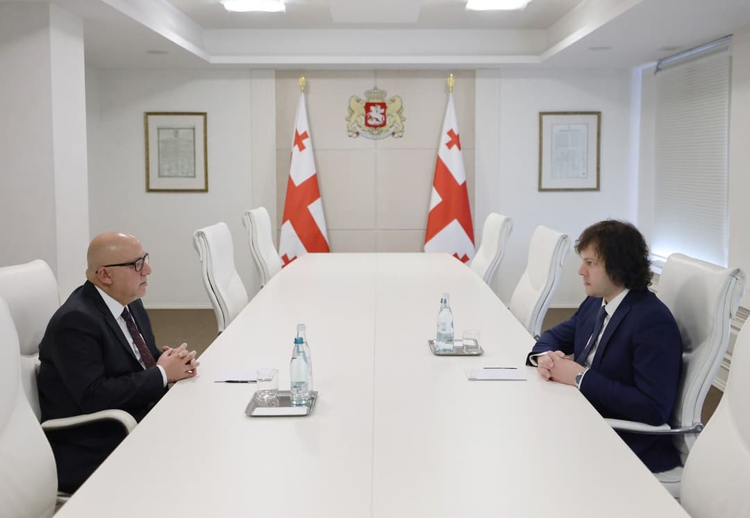Georgian PM discusses ties with outgoing Turkish ambassador