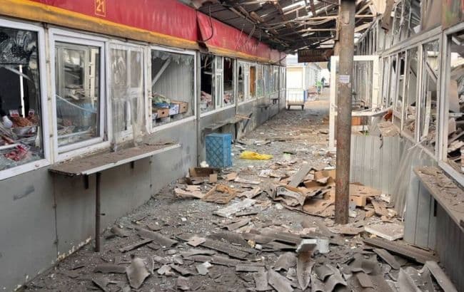 Five killed, 22 injured in drone strike on market in Nikopol, Ukrainian officials say