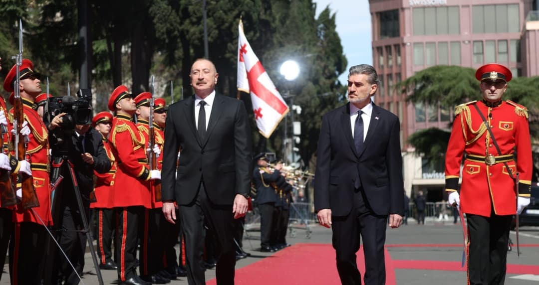 Official welcome ceremony held for Azerbaijan’s president in Tbilisi