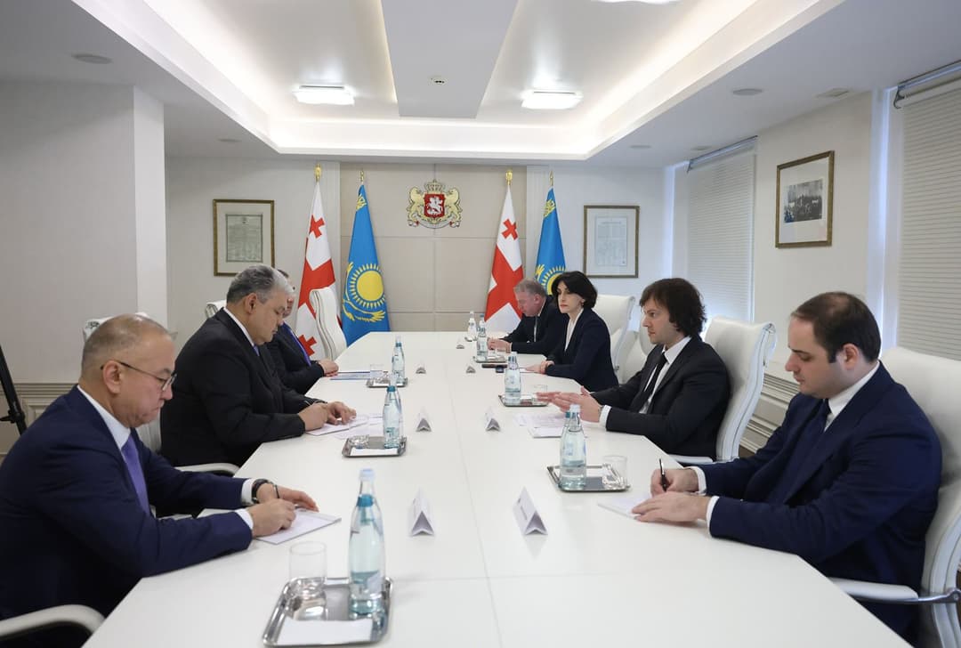 Georgian PM Kobakhidze, Kazakh FM Kosherbayev discuss trade growth, investment, and transit corridor development
