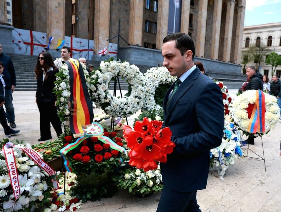 Abkhaz Government officials honour victims of April 9 tragedy in Tbilisi