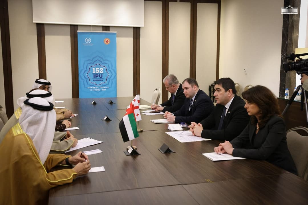 Georgia and UAE discuss parliamentary ties and regional security at IPU assembly