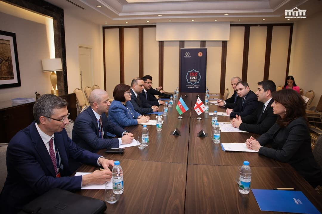 Georgian, Azerbaijani parliament speakers discuss strategic partnership in Istanbul