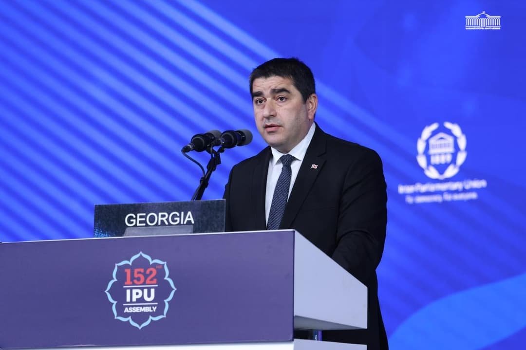 Speaker Papuashvili at IPU: ‘double standards’ in sovereignty and governance undermine int’l trust