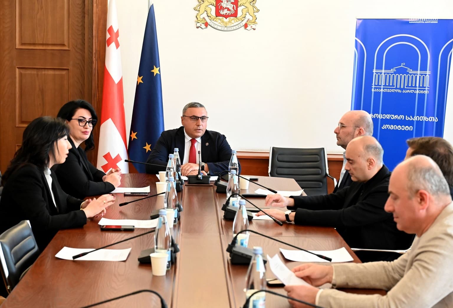 საპროცედურო საკითხთა კომიტეტმა სუსის უფროსის მამუკა მდინარაძისთვის უფლებამოსილების ვადამდე შეწყვეტის საკითხს მხარი დაუჭირა