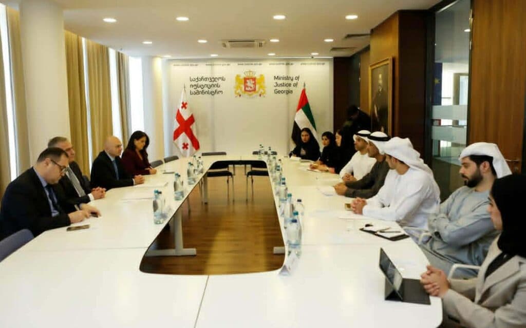 Georgian Justice Minister, UAE Minister of State discuss prospects for deepening bilateral relations