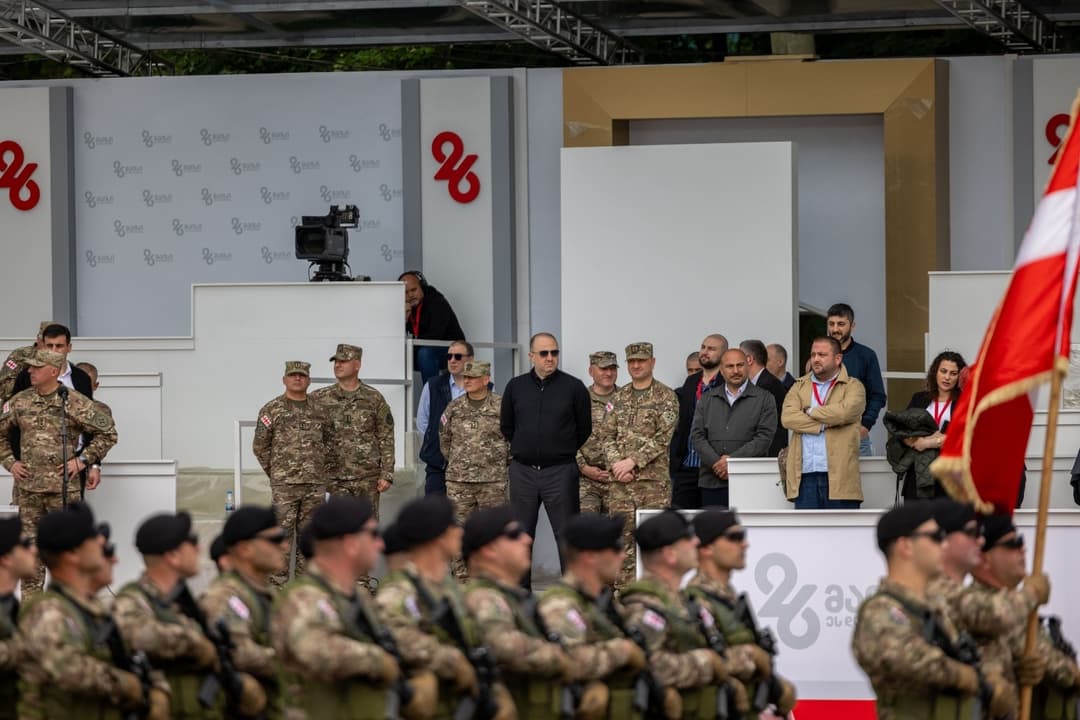 თავისუფლების მოედანზე 26 მაისის ღონისძიების გენერალური რეპეტიცია გაიმართა