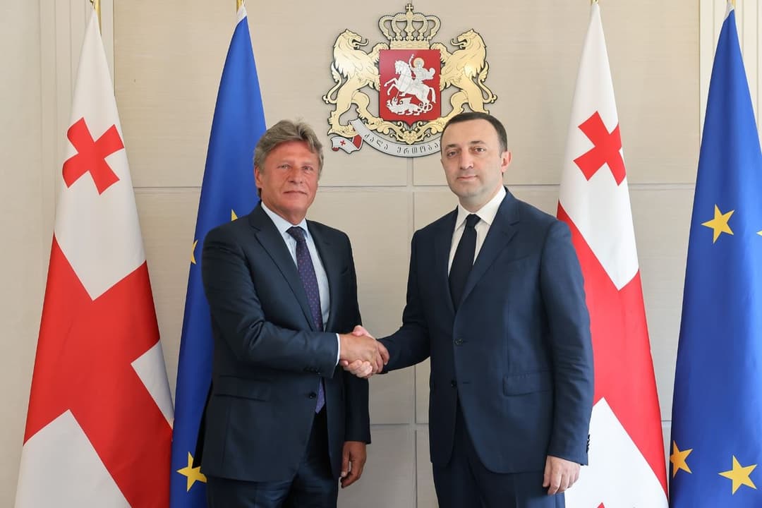 ირაკლი ღარიბაშვილი სამხრეთ აფრიკის რესპუბლიკაში საქართველოს ახლად დანიშნულ ელჩს შეხვდა