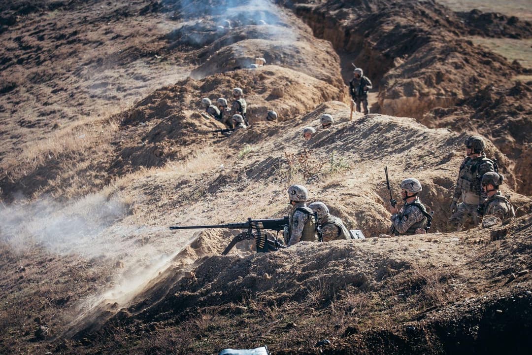 მე-12 ქვეითმა ბატალიონმა ასეულის დონის ამოცანაზე ორიენტირებული სწავლება ჩაატარა