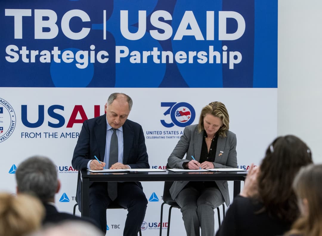 USAID-ს და თიბისის სტრატეგიული პარტნიორობა ეკონომიკის გაძლიერებისთვის