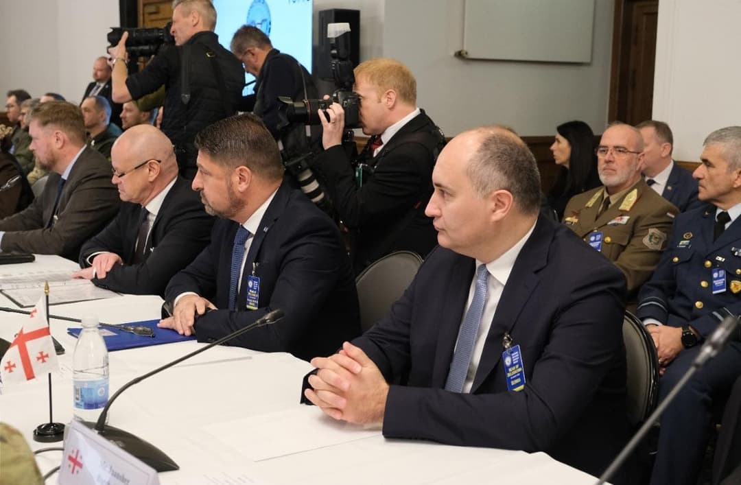 საქართველოს თავდაცვის მინისტრი რამშტაინში უკრაინის საკონტაქტო ჯგუფის შეხვედრას დაესწრო