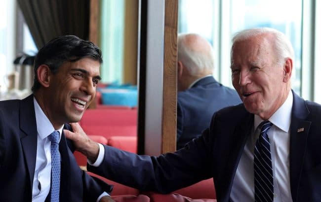 რიში სუნაკი უკრაინის საკითხზე ჯო ბაიდენთან მოლაპარაკებებს გამართავს