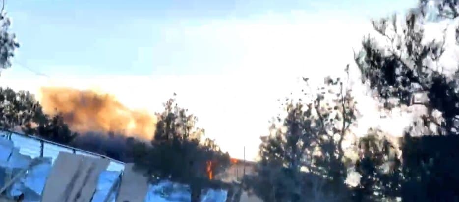 ახალი სპორტის სასახლის საკალათბურთო დარბაზში ხანძარია